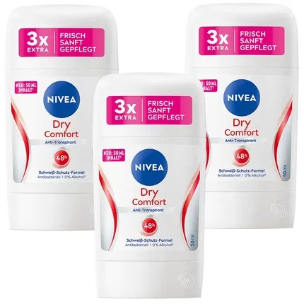 Дезодорант 50 мл с эффектом 48 часов Dry Confidence Nivea, White