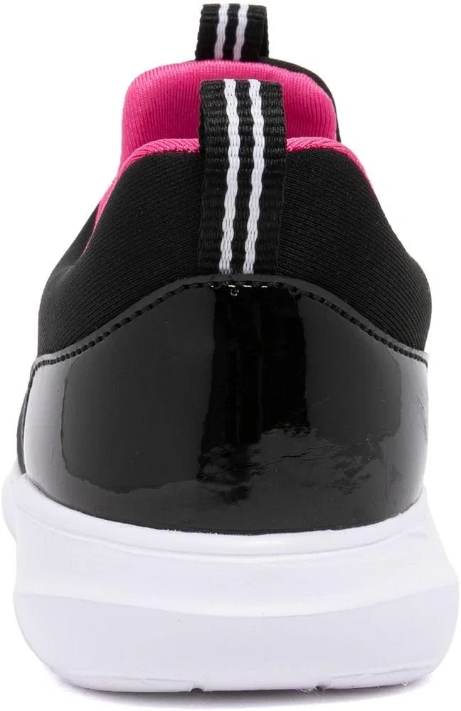 Детские кроссовки для девочек без шнуровки Nautica, Black — фото 2