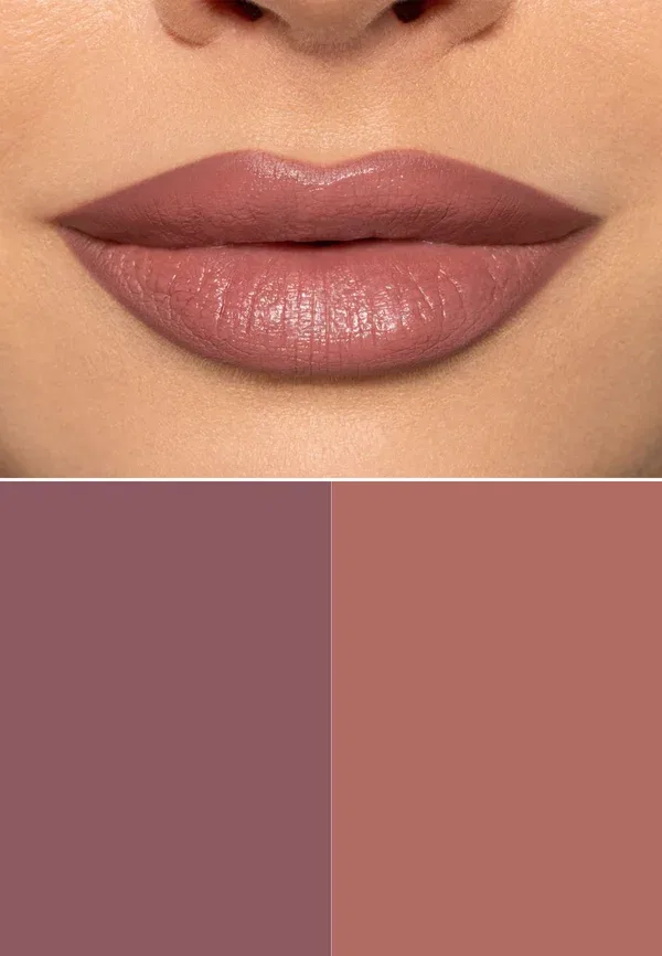 Дуо-карандаш для губ матовый и блеск Vamp! creamy duo - lip liner Pupa Milano, Deep Rose 1 г, цвет deep rose — фото 2