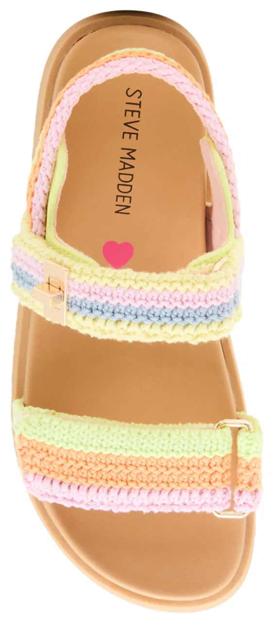 Сандалии для девочек JMONA Steve Madden, цвет Pastel Multi — фото 4