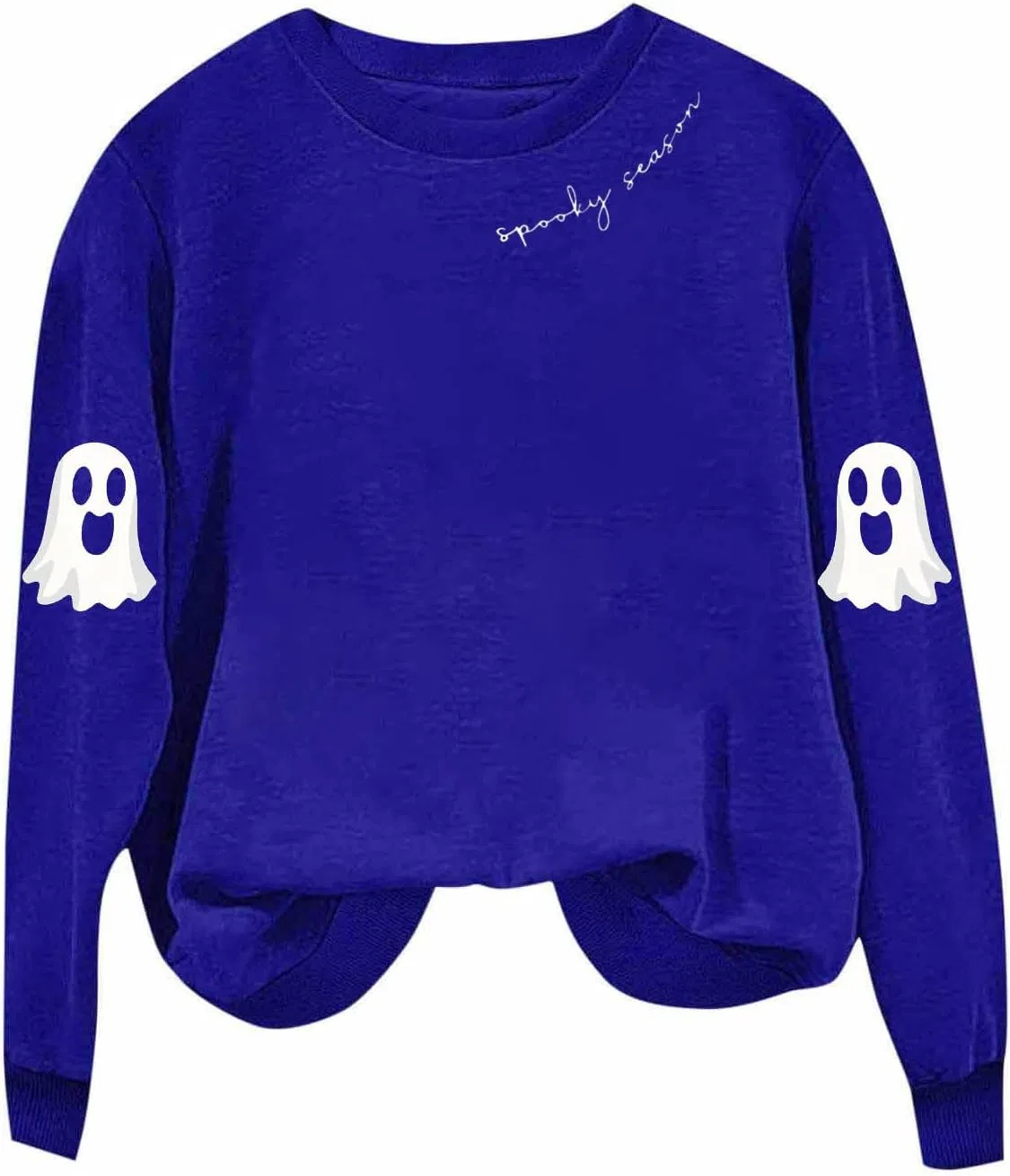 Женский свитшот с принтом Spooky Season, Bd Blue — фото 3