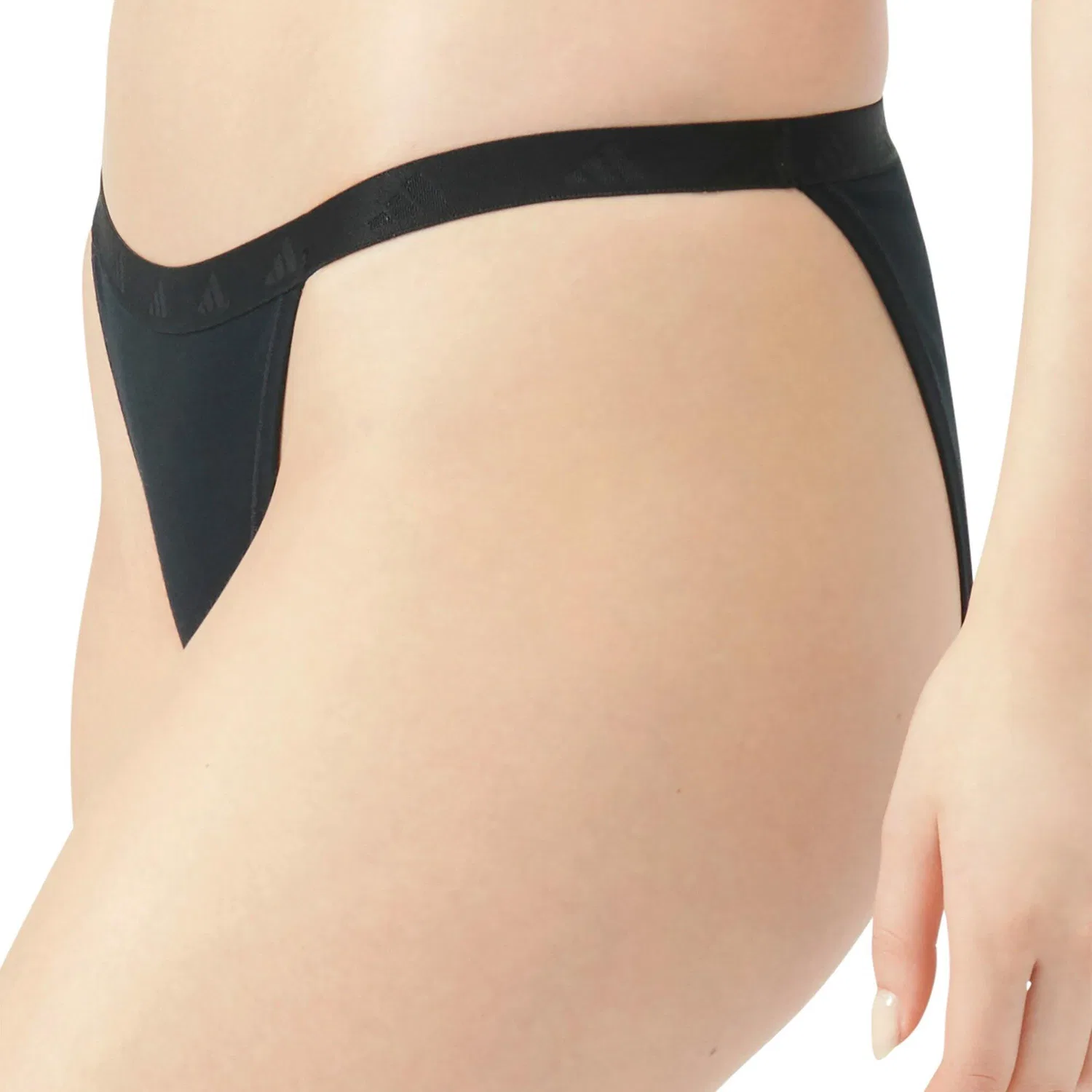 Женские трусы-слипы с логотипом Adidas Active Essential, Черный — фото 4