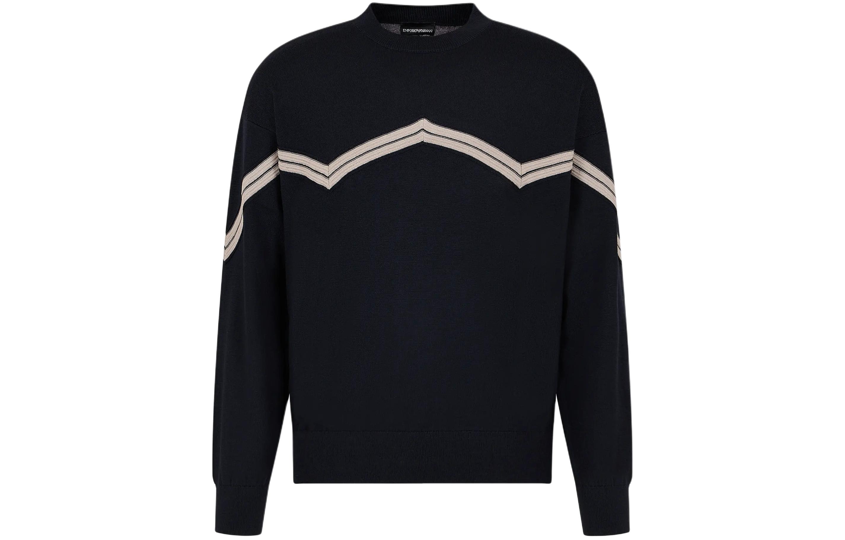 

Мужской свитер SS24 Emporio Armani, черный