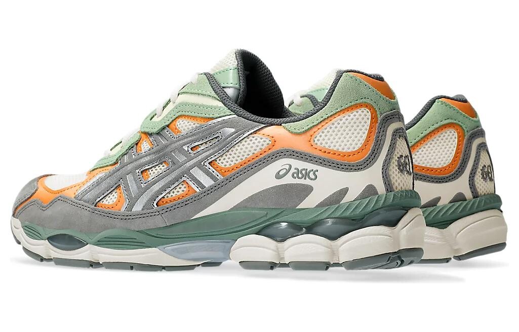 Мужская обувь Asics GEL-NYC Lifestyle, Gray/Orange/Green — фото 4