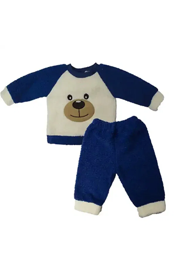 Детский комплект свитшота и брюк с принтом Cns Concept, Navy Blue