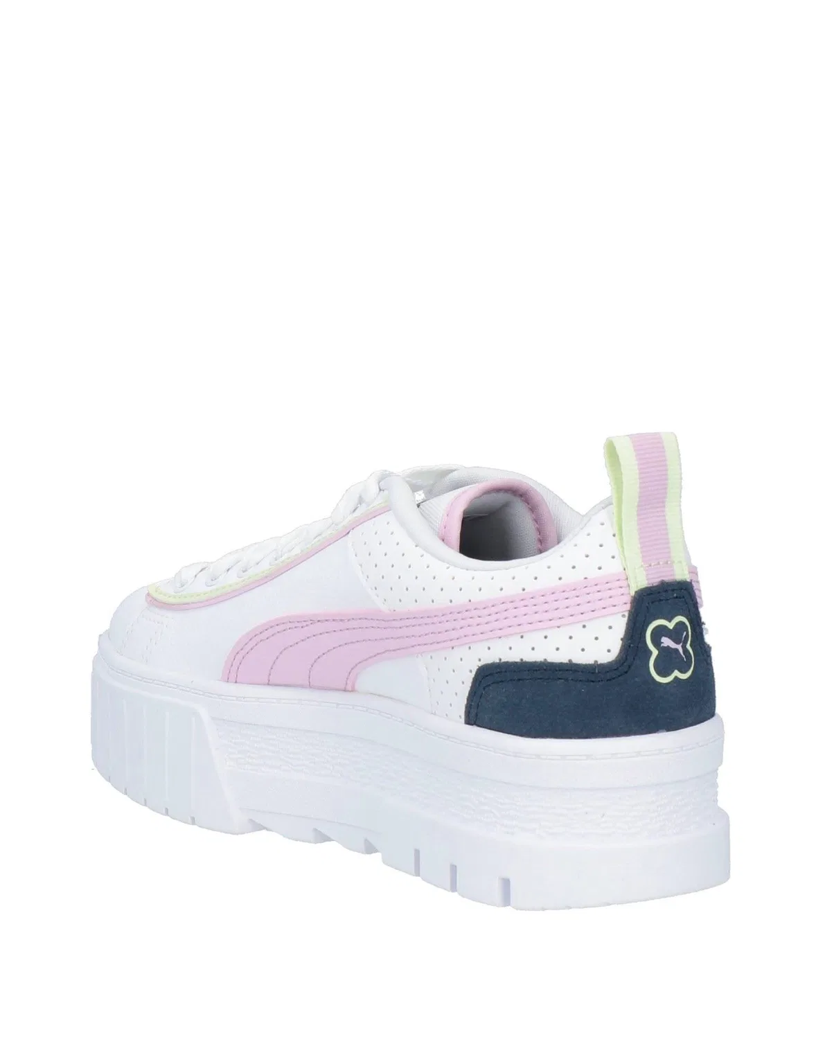 Детские кроссовки для девочек на платформе Puma, белый — фото 3