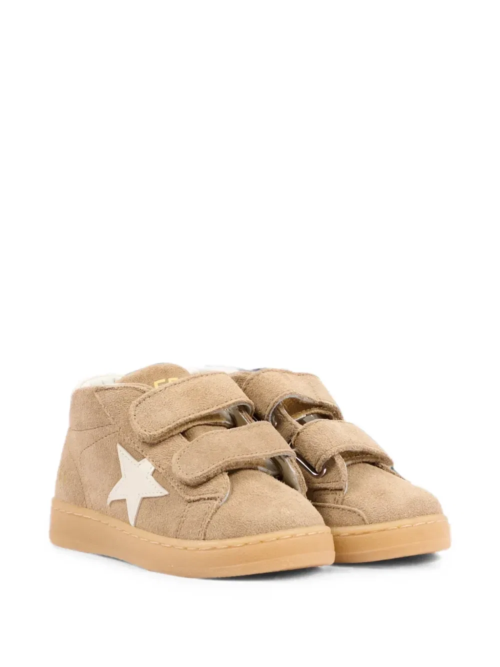Кроссовки June Ballstar со звездной нашивкой Golden Goose Kids, бежевый — фото 2