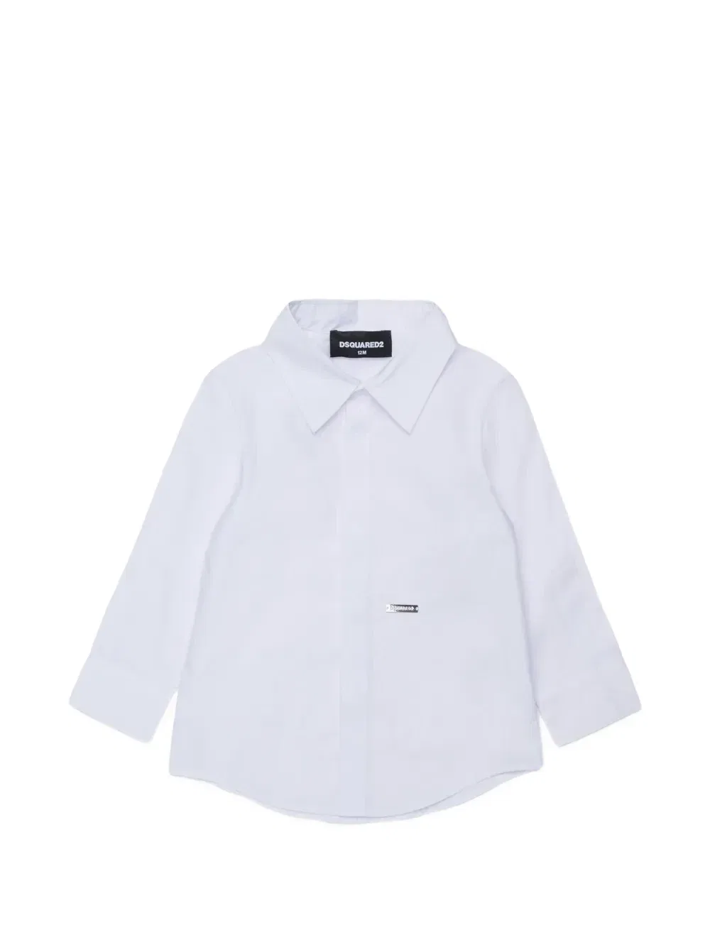 Рубашка с логотипом Dsquared2 Kids, белый