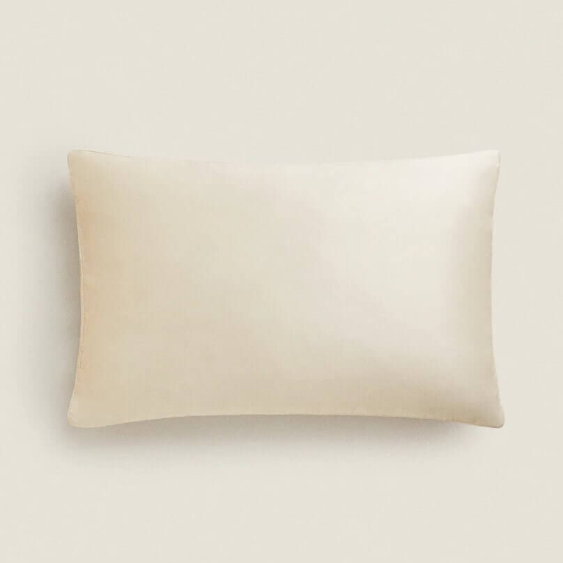 Наволочка Zara Home (500 Thread Count) Sateen, бежевый — фото 4