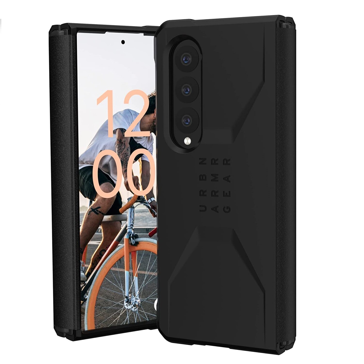 

Чехол UAG Civilian Designed для Samsung Galaxy Z Fold 4, black, Черный, Чехол UAG Civilian Designed для Samsung Galaxy Z Fold 4, black