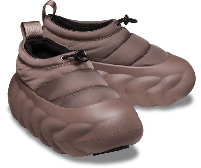 Ботинки Crocs Overpuff, коричневый — фото 2