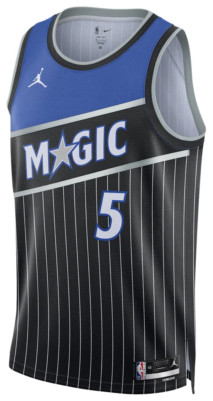 Мужская баскетбольная джерси Swingman Dri-FIT STM 25 Nike, цвет Black/Multi