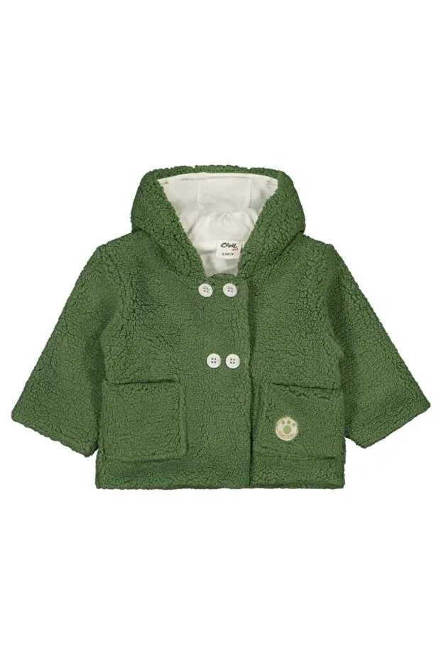 Детское зимнее пальто для девочек с капюшоном Civil Baby, Open Haki