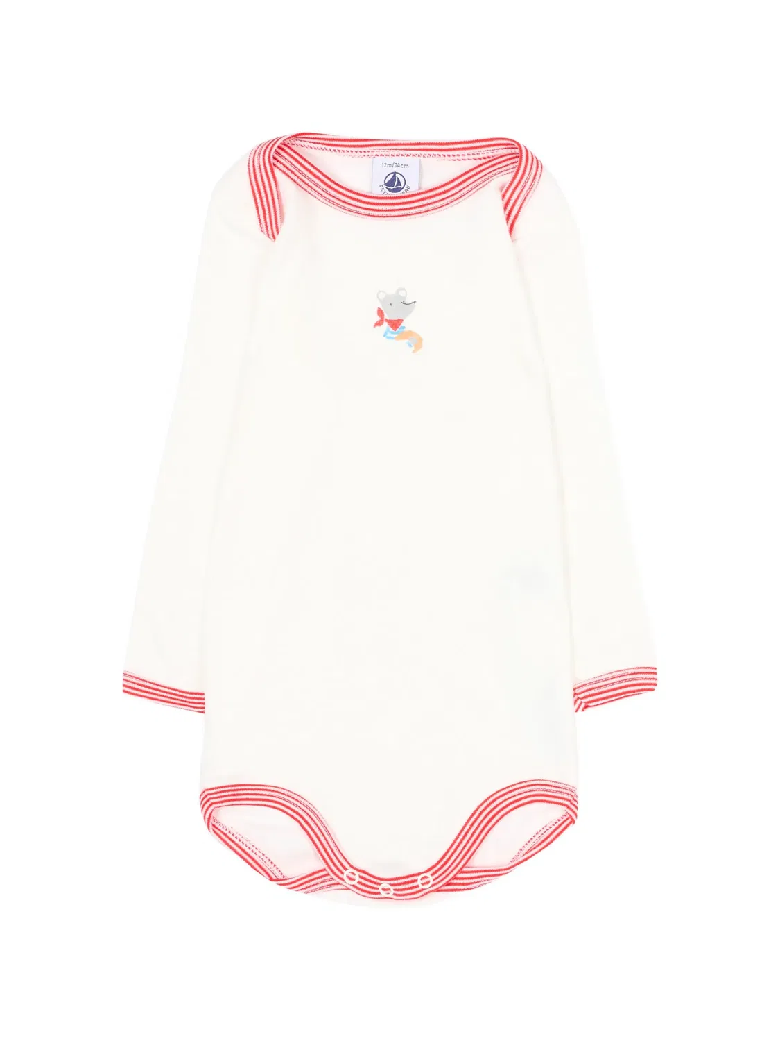 Комплект с графичным принтом Petit Bateau, нейтральные цвета — фото 4