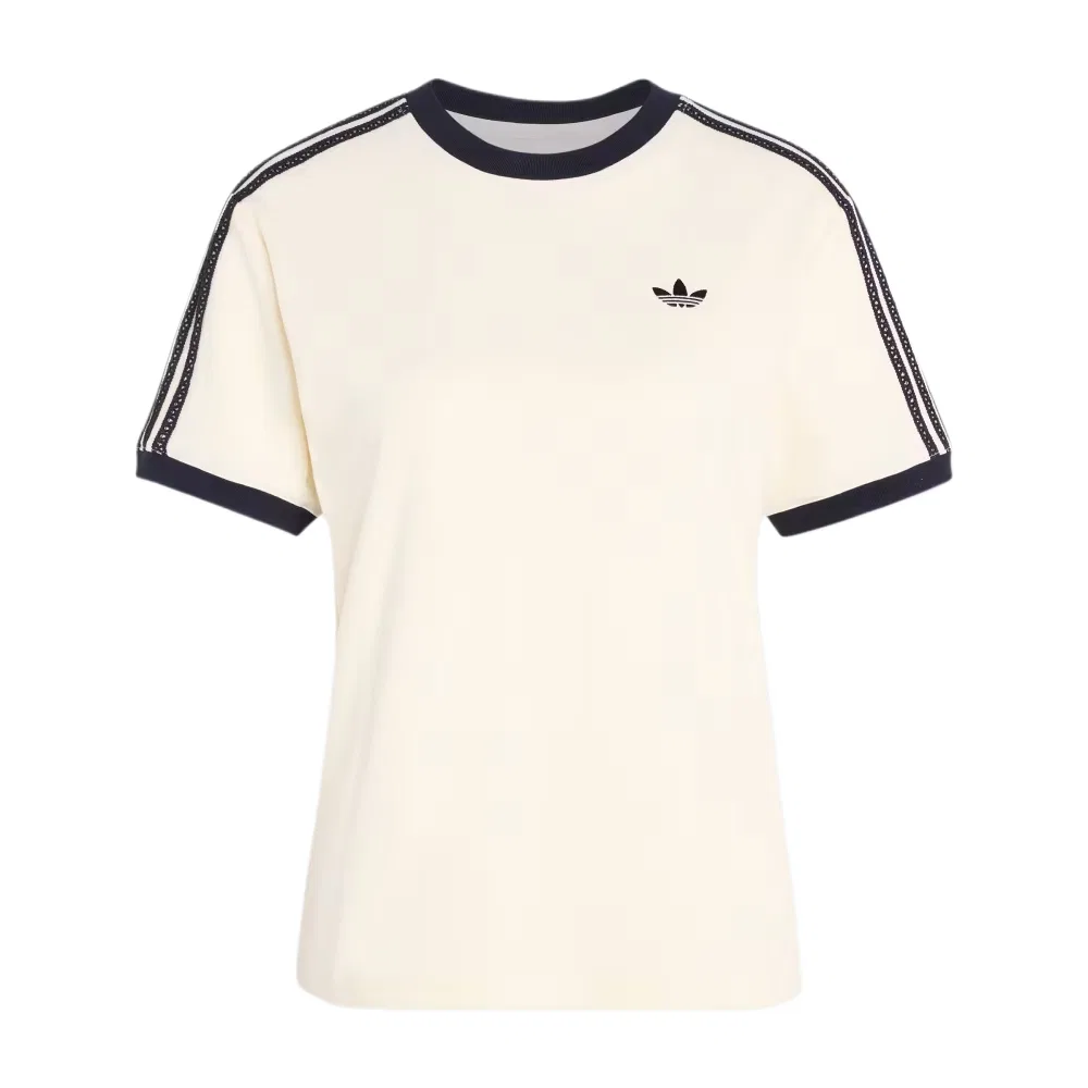 Женская футболка с круглым вырезом Adidas Originals, Ivory