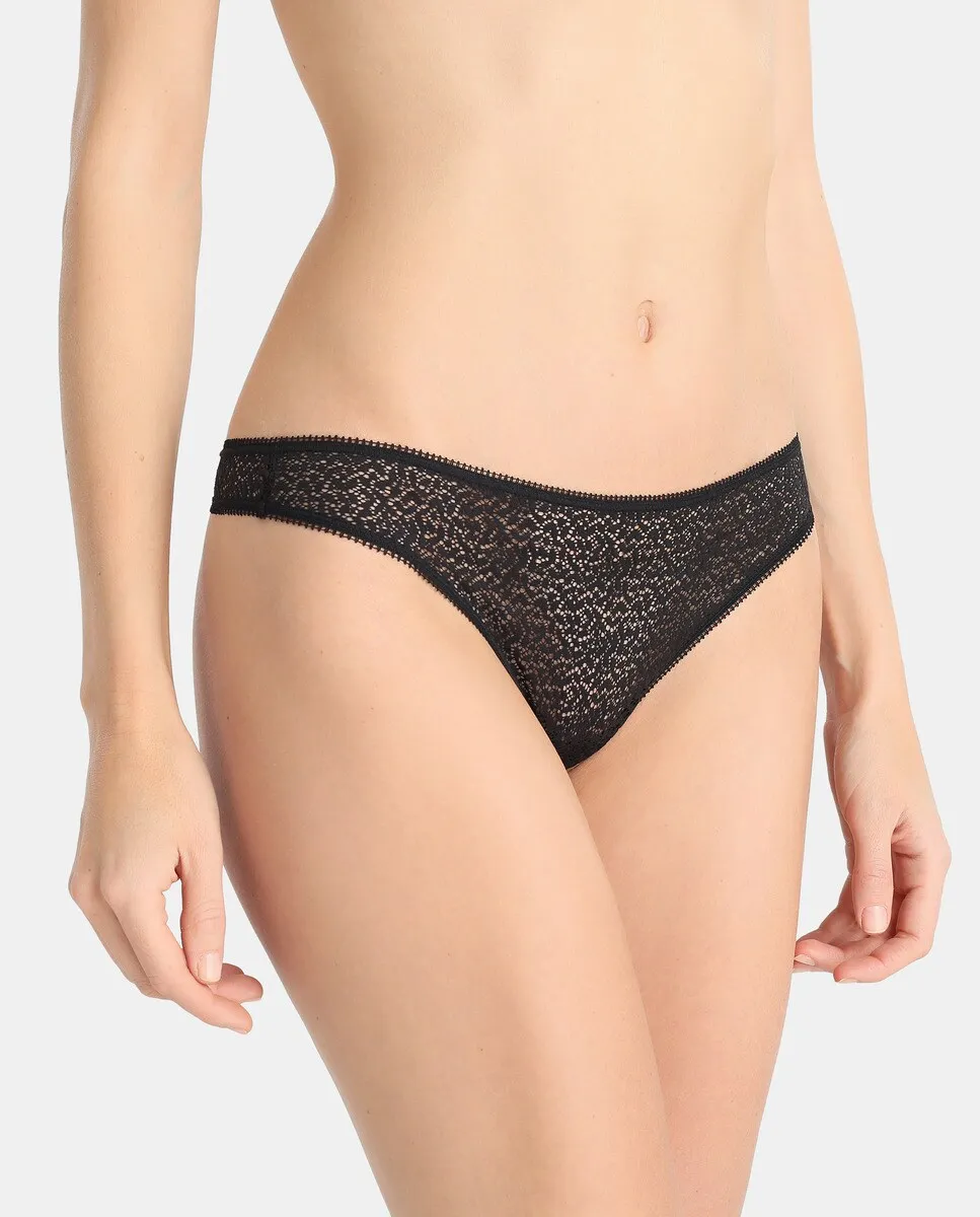 

Dkny женские сексуальные кружевные стринги, черный