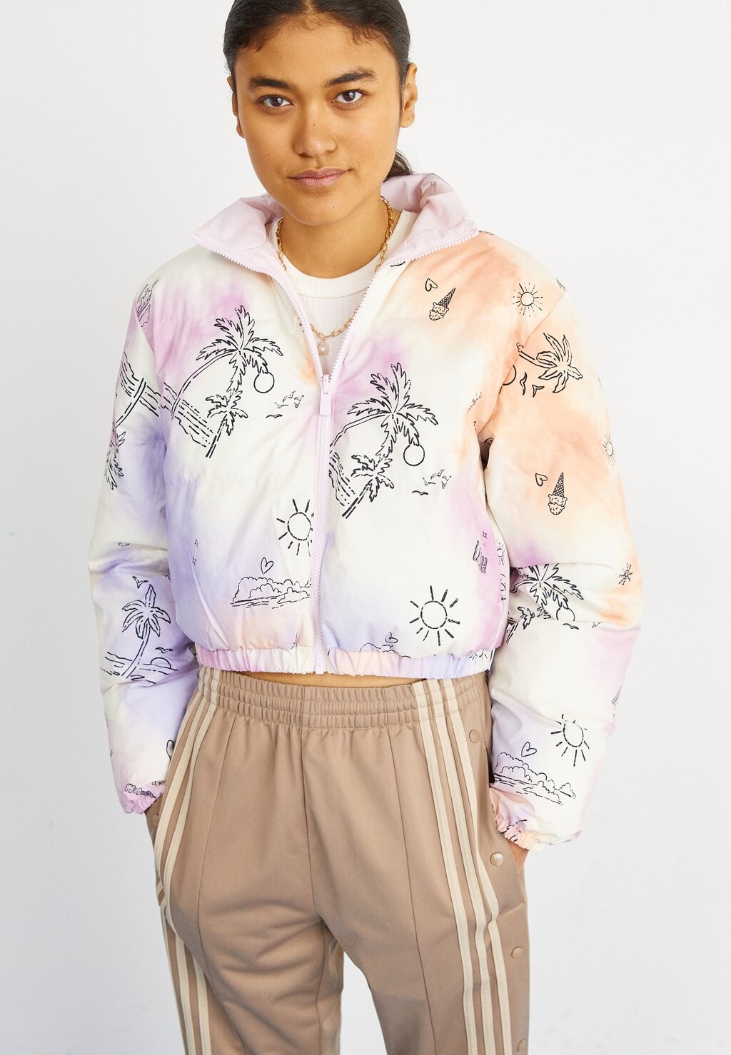 

Куртка межсезонная KIM REVERSIBLE PUFFER Roxy, белый