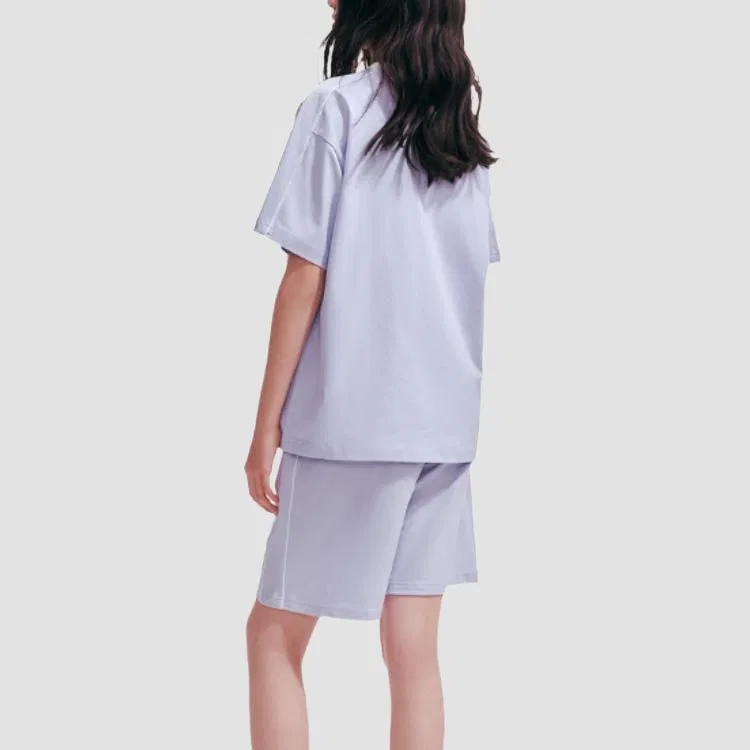 Спортивный костюм детский с круглым вырезом, тонкий, PUMA, Pink Purple — фото 4