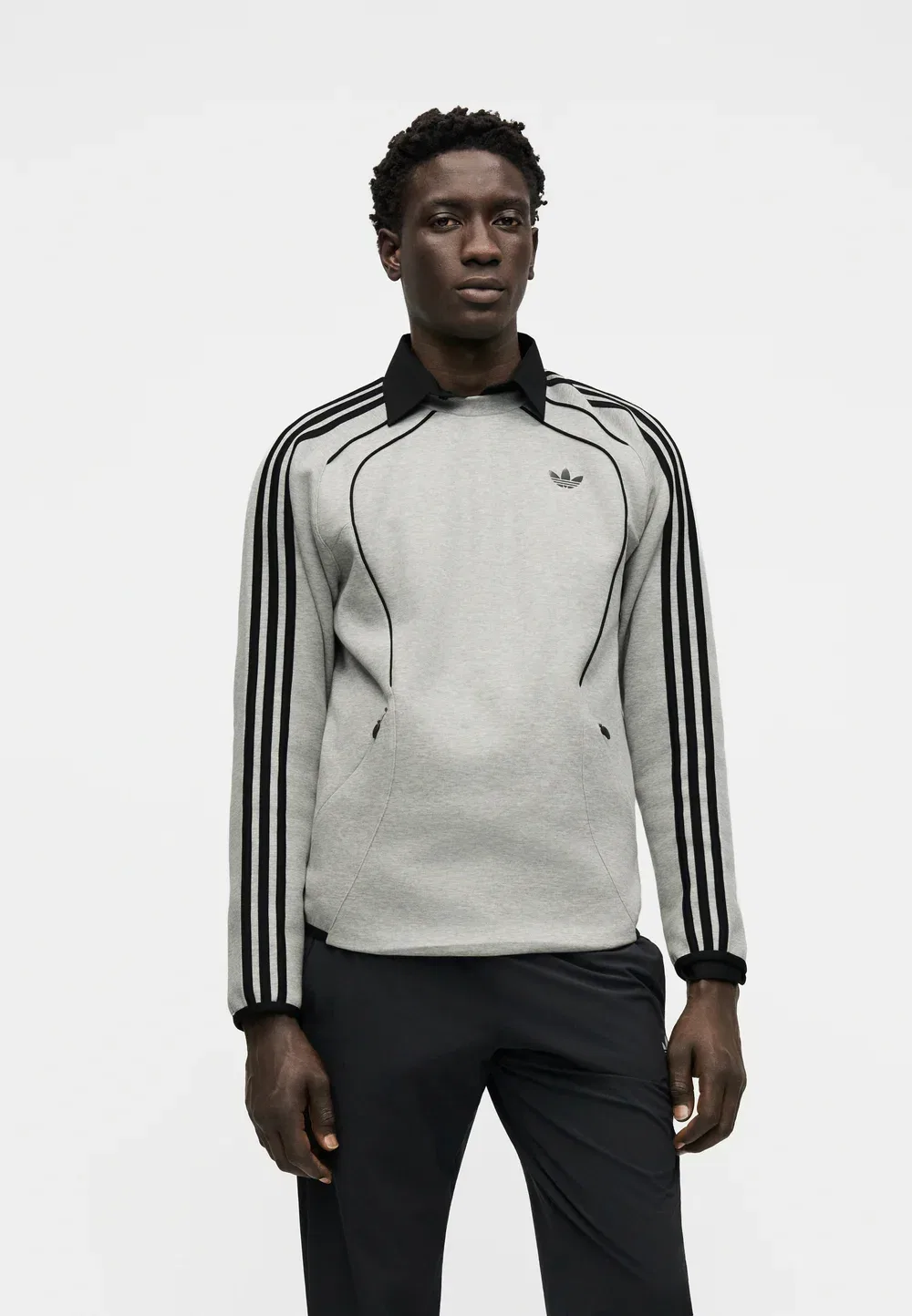 Команда Spacer - толстовка Adidas Originals, Medium Grey Heather