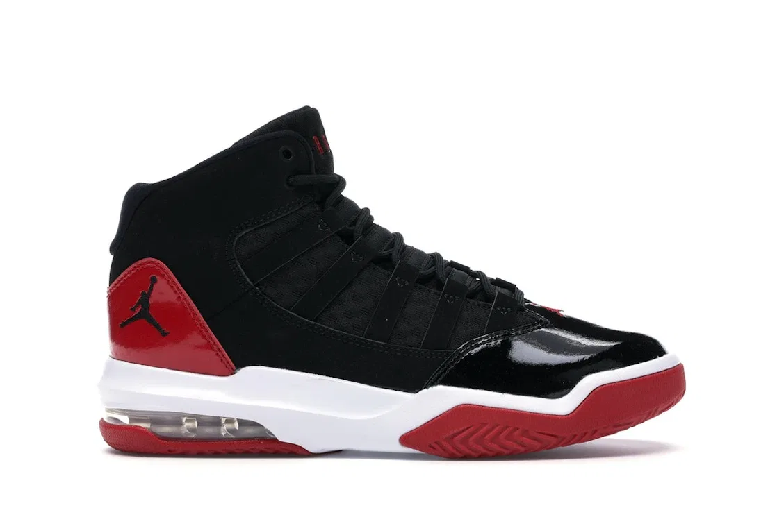 Детские кроссовки Lifestyle Jordan Max Aura Jordan, Black/Gym Red-White