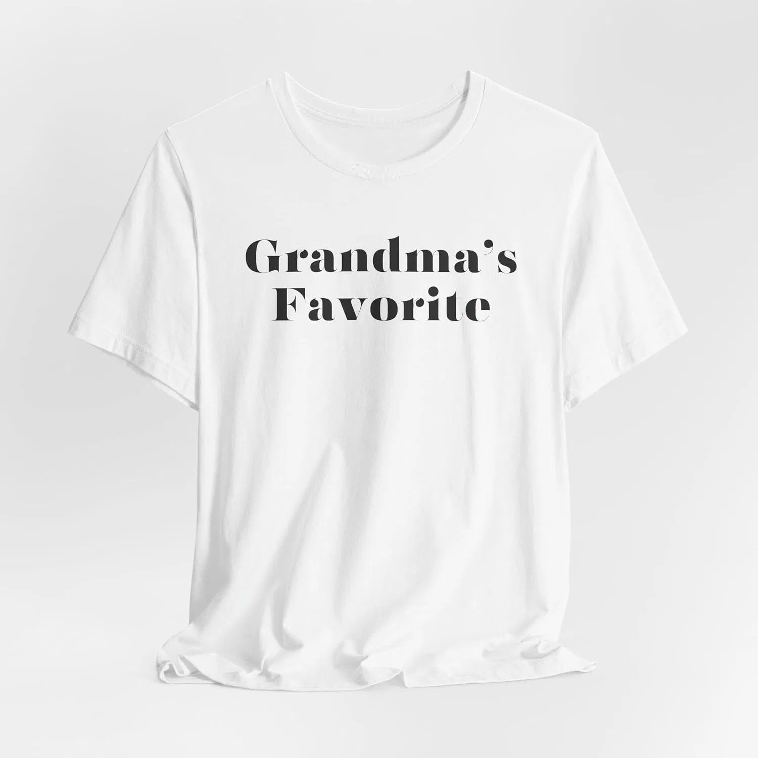 Женская футболка с принтом Grandma's favorite Bella+canvas, White — фото 4