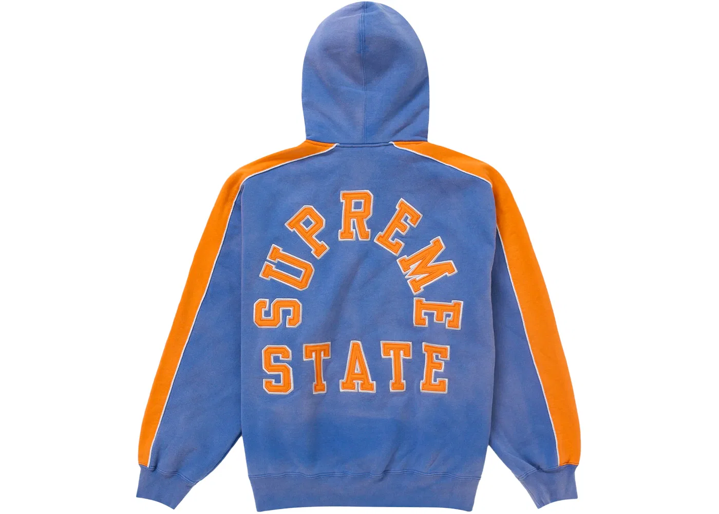Мужская худи на молнии с капюшоном Supreme Sweatshirt, Washed Royal — фото 2