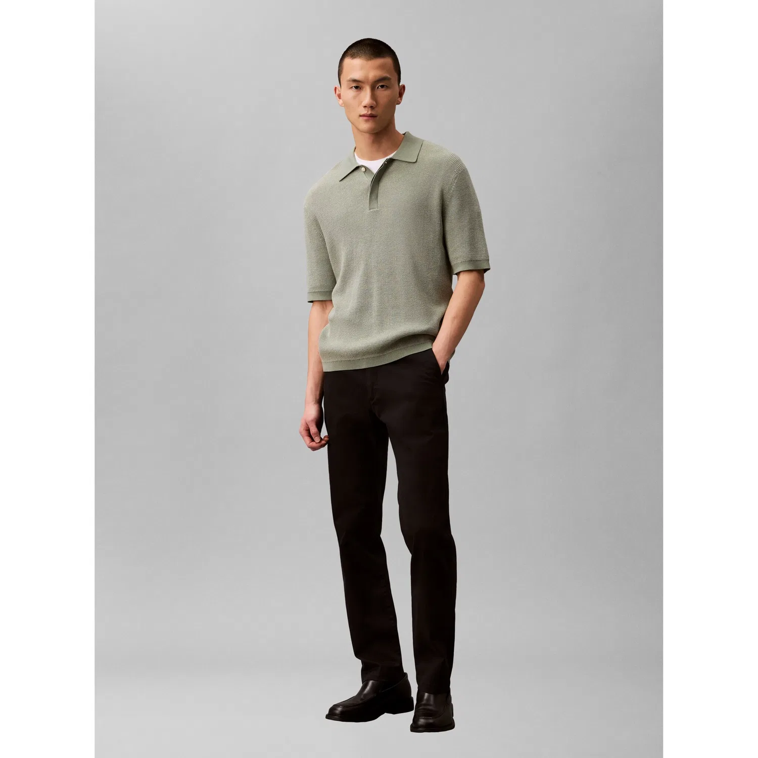 Мужские чиносы зауженные Calvin Klein, Black