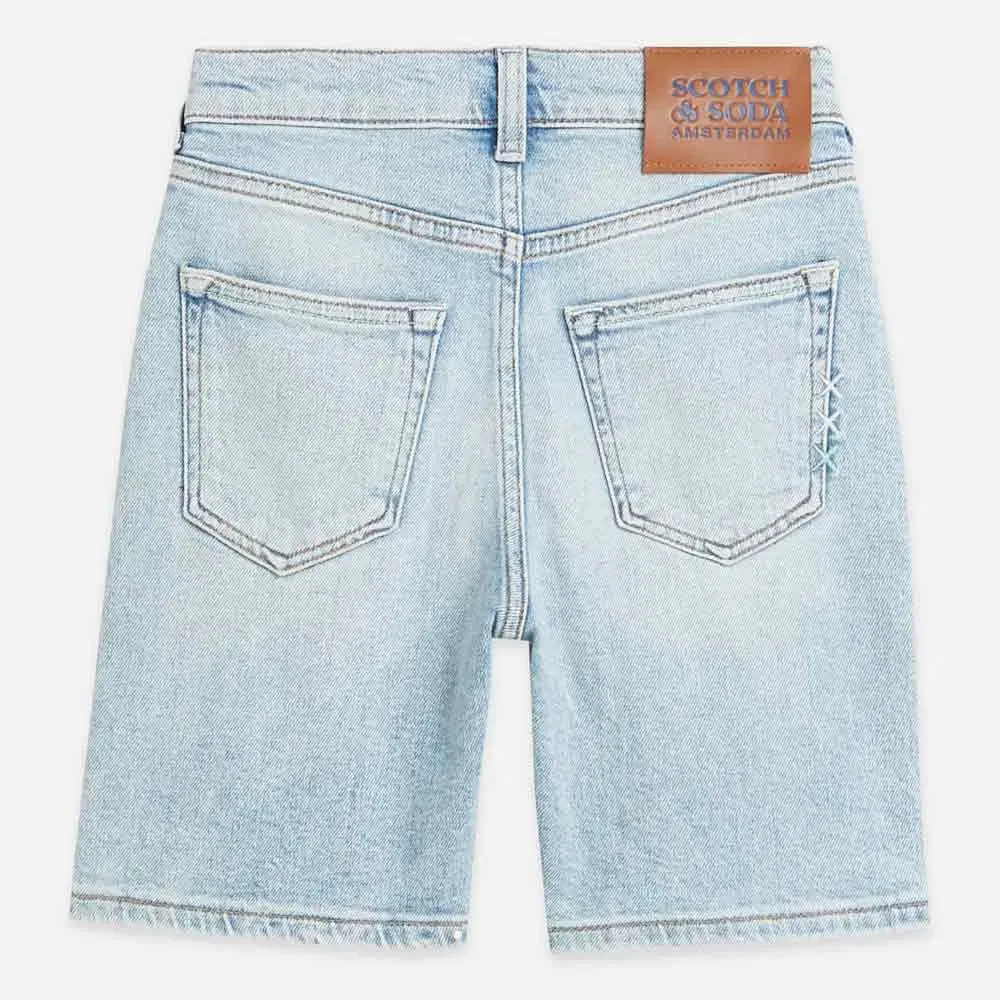 Шорты джинсовые The Pitch Loose Fit Scotch & Soda, синий — фото 4