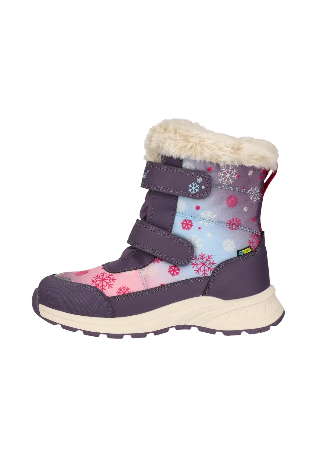 Детские туфли Winterstiefel aray унисекс Zigzag, Grape Compote