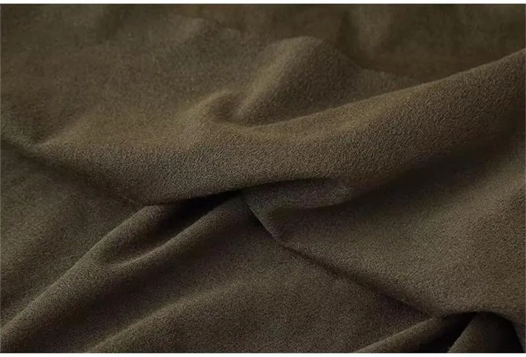 Женское асимметричное платье макси с одним плечом Faux Suede, Pic Color — фото 2