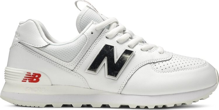 

Кроссовки New Balance 574 'Metallic - White Neo Flame', белый