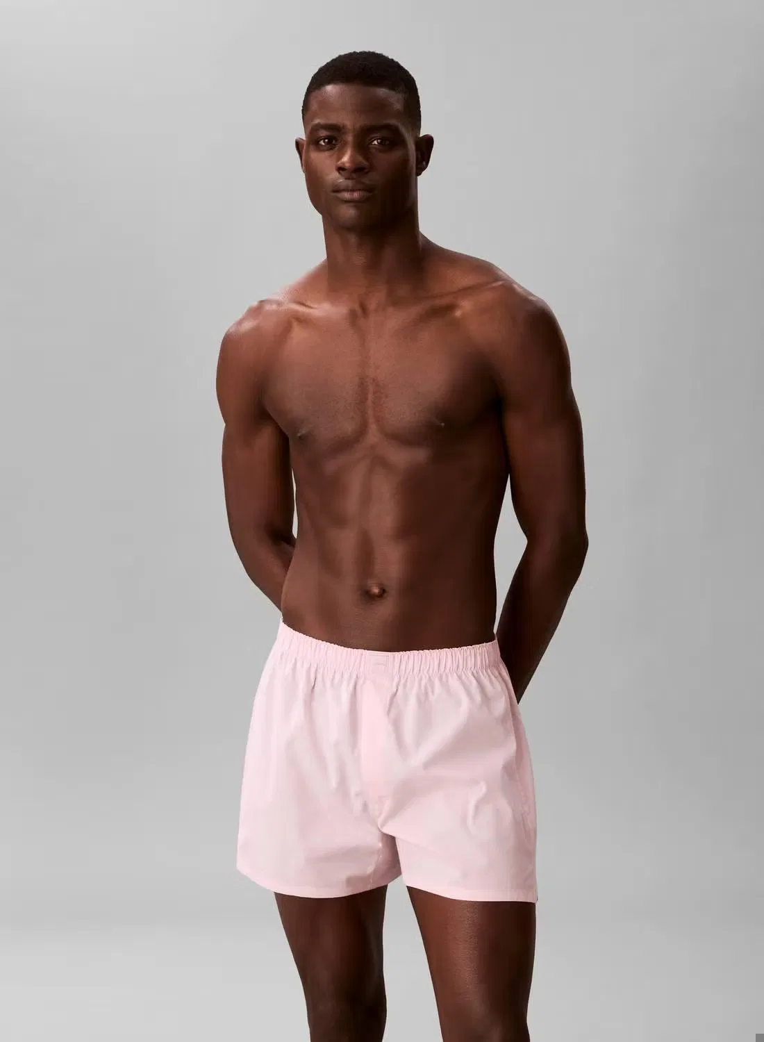 Боксеры классические комплект 3 шт Calvin Klein, розовый — фото 2