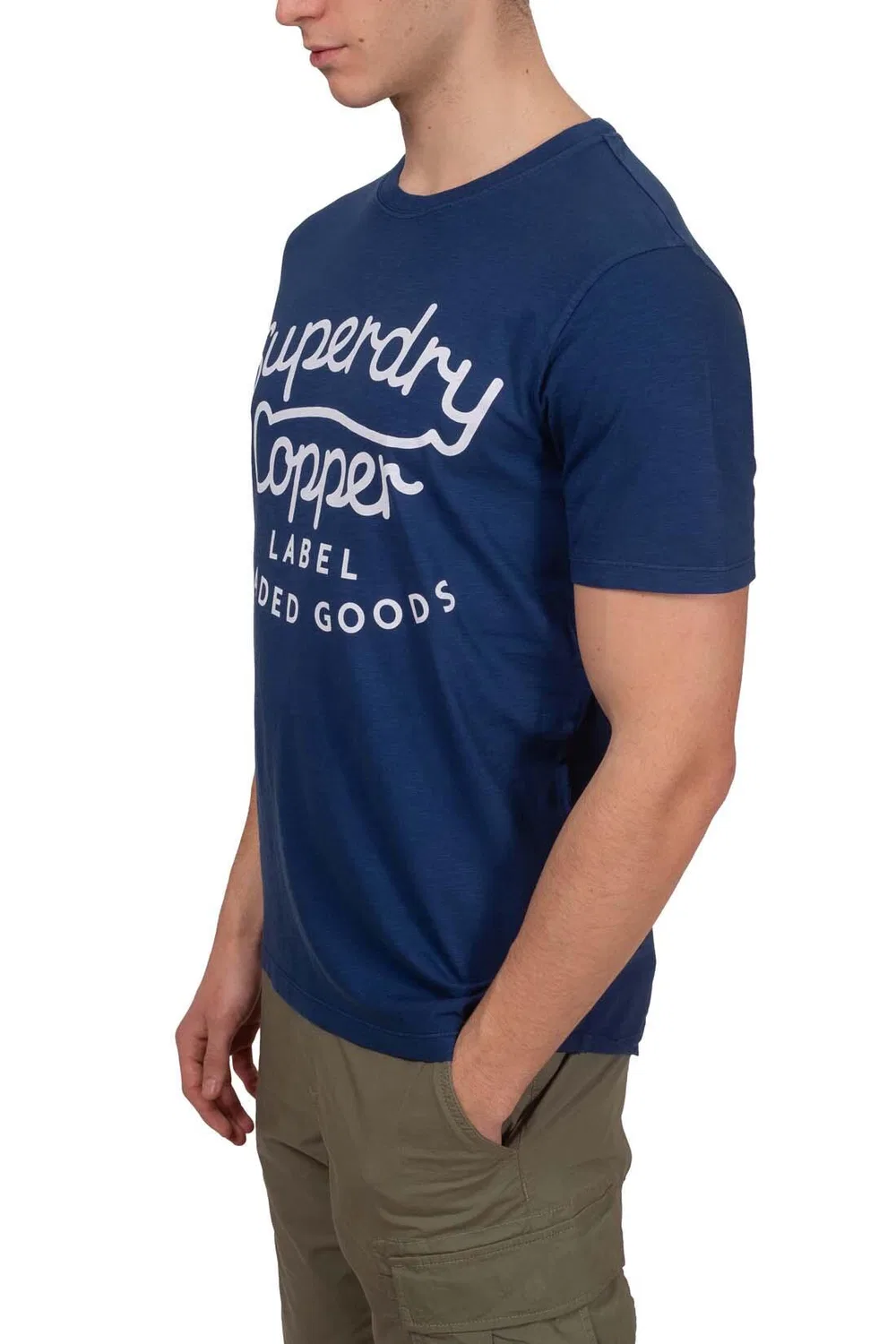 Мужская футболка с логотипом Superdry, Blau
