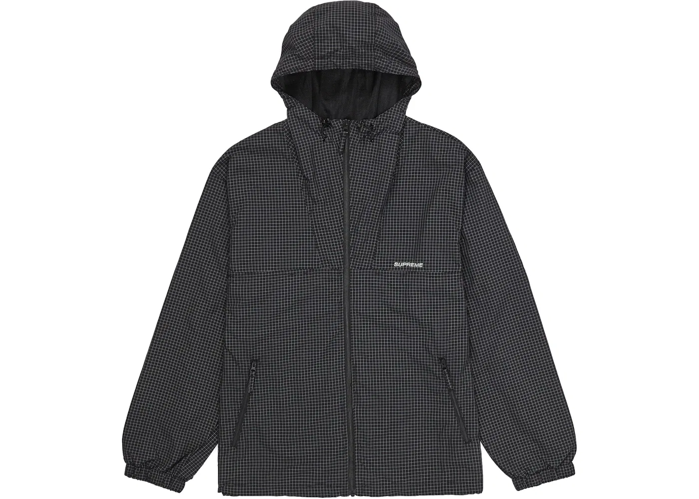 Мужская куртка из нейлона ripstop Supreme Support Unit Nylon Ripstop Jacket, Black — фото 2