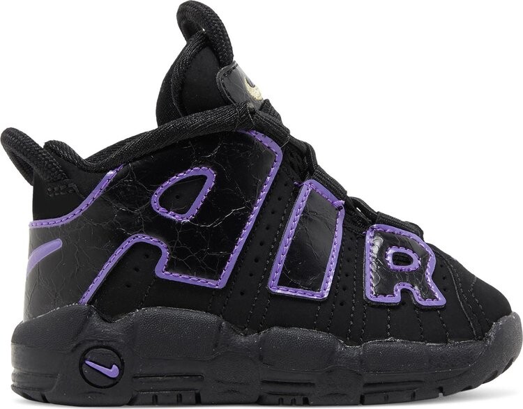 

Кроссовки Nike Air More Uptempo TD 'Black Action Grape', черный