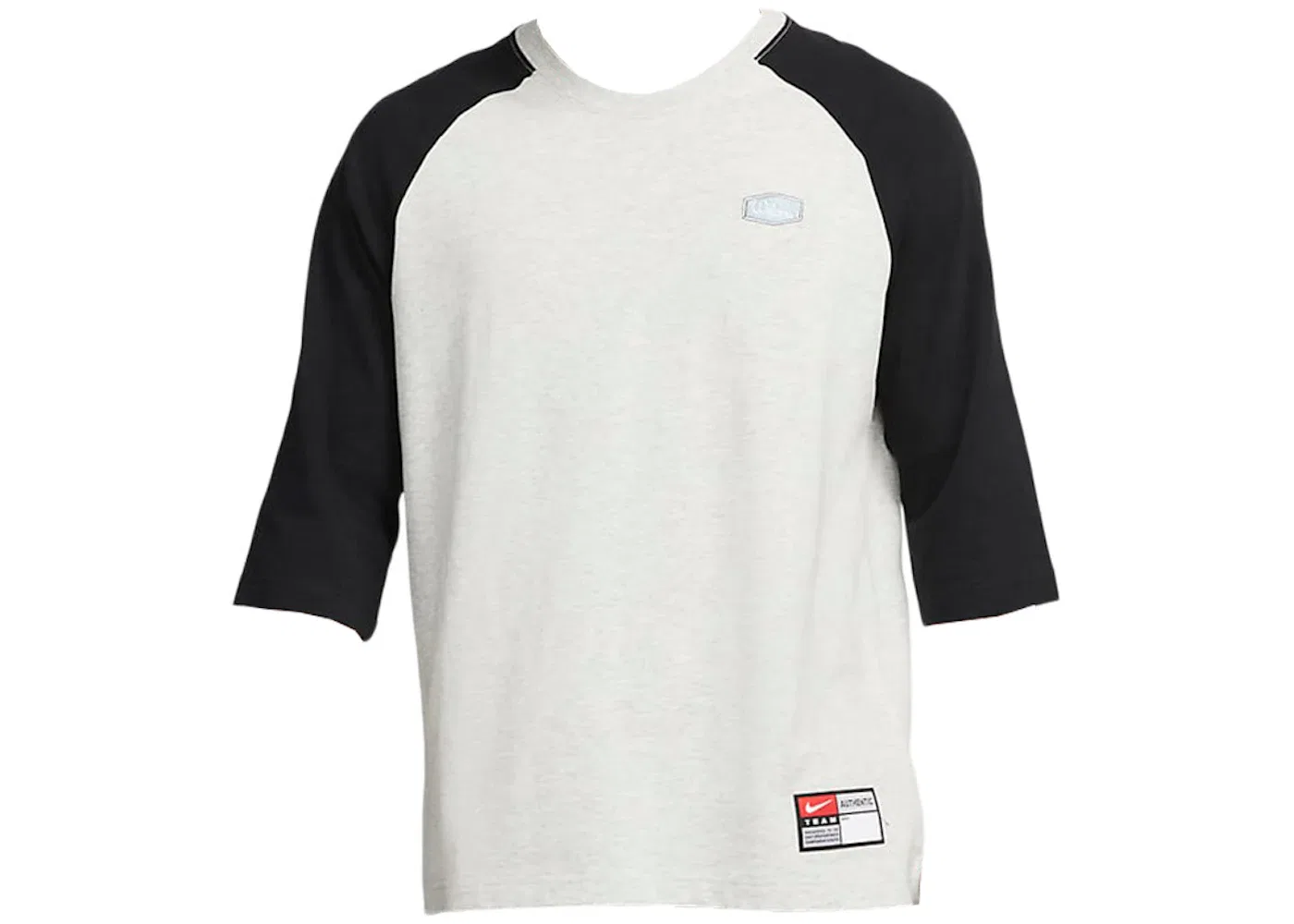 Мужская футболка с длинным рукавом Nike SB x MLB Skate Raglan T-shirt Nike, Grey Heather/Black
