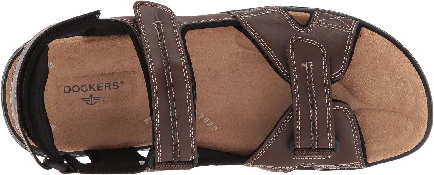 Сандалии на плоской подошве Newpage Quarter Strap  Sandal Dockers, цвет Briar — фото 2