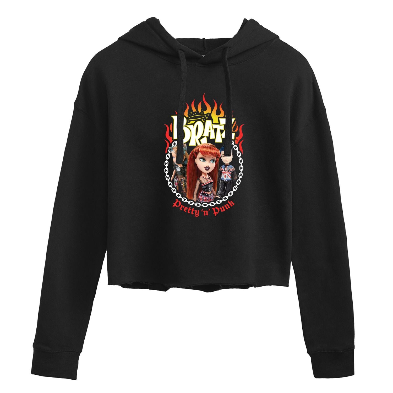 

Укороченная толстовка с капюшоном для юниоров Bratz Punk Licensed Character
