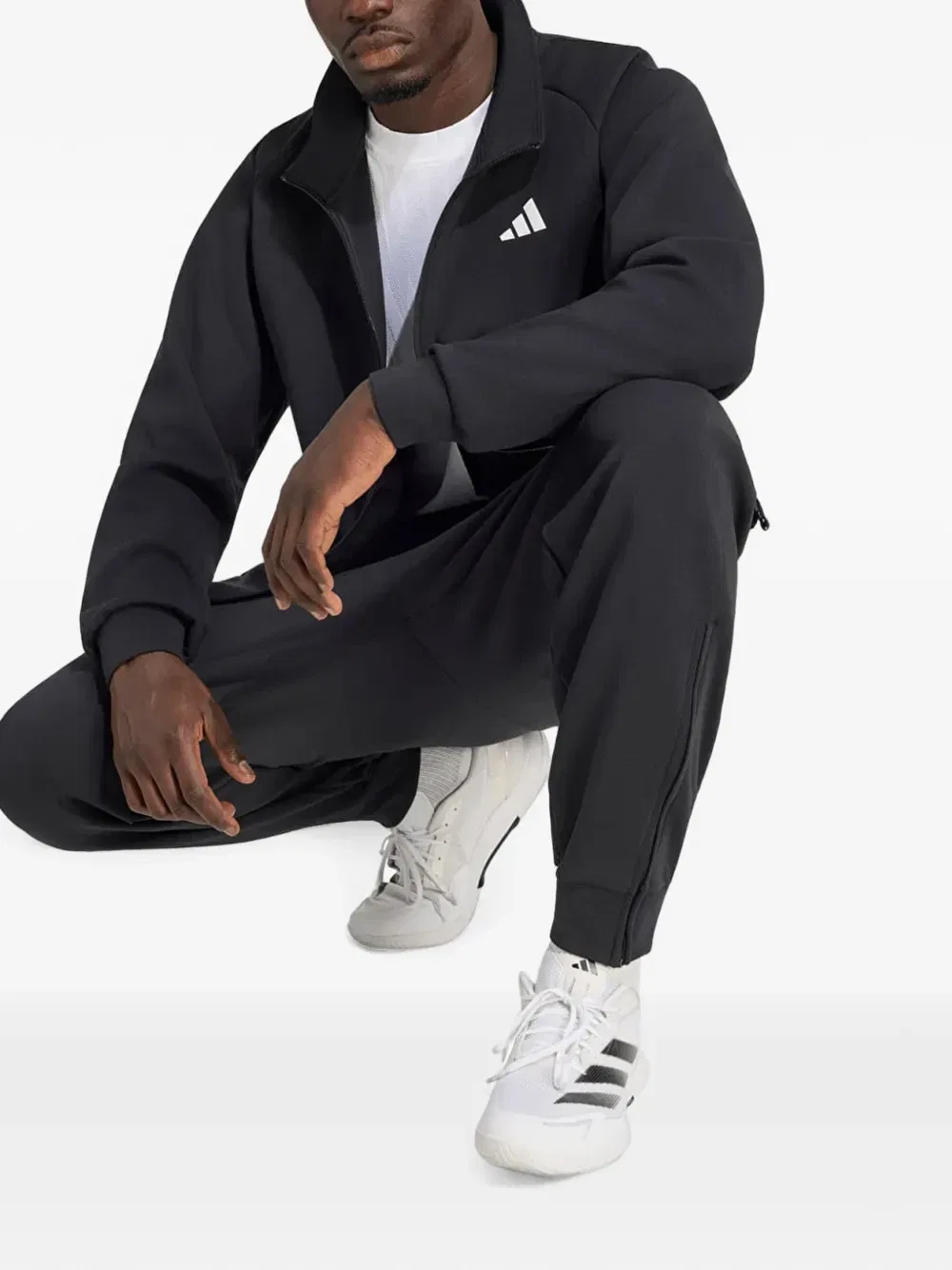Теннисная куртка Climacool Adidas, черный — фото 2