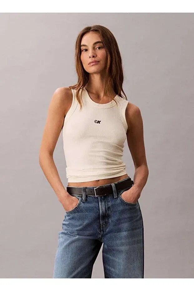 Женский топ без рукавов Calvin Klein, Beige