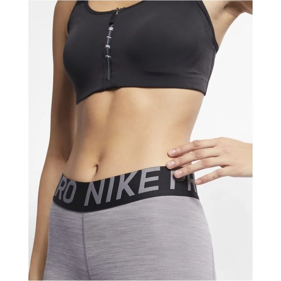 Спортивные леггинсы с принтом Nike Pro CZ6497-056, Серый — фото 4