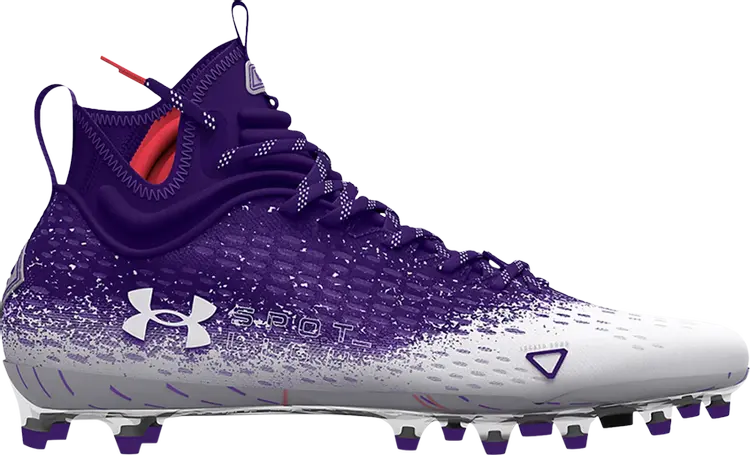 

Бутсы Under Armour Spotlight Lux MC 2.0 Purple White, фиолетовый