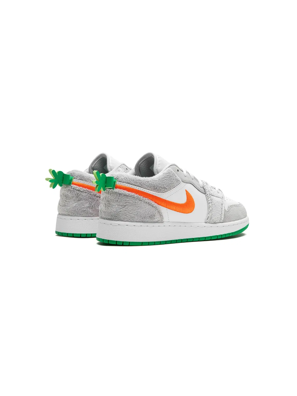 Кроссовки Air Jordan 1 Low "Rabbit", серый — фото 2