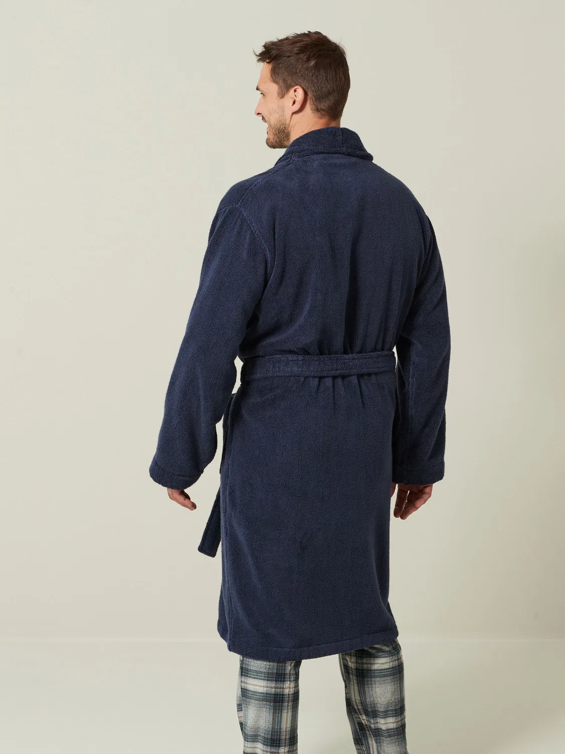 Халат махровый, Navy Blue Next — фото 4