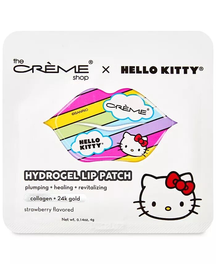 

Гидрогелевые патчи для губ из коллекции Hello Kitty — со вкусом клубники The Crème Shop, цвет Strawberry Flavored