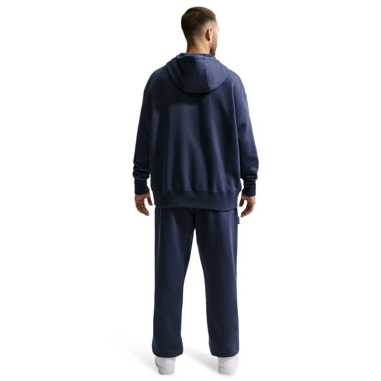 Женские брюки из флиса CC Essentials Fleece Pant Nike, цвет Midnight Navy/University Red/University Red — фото 3
