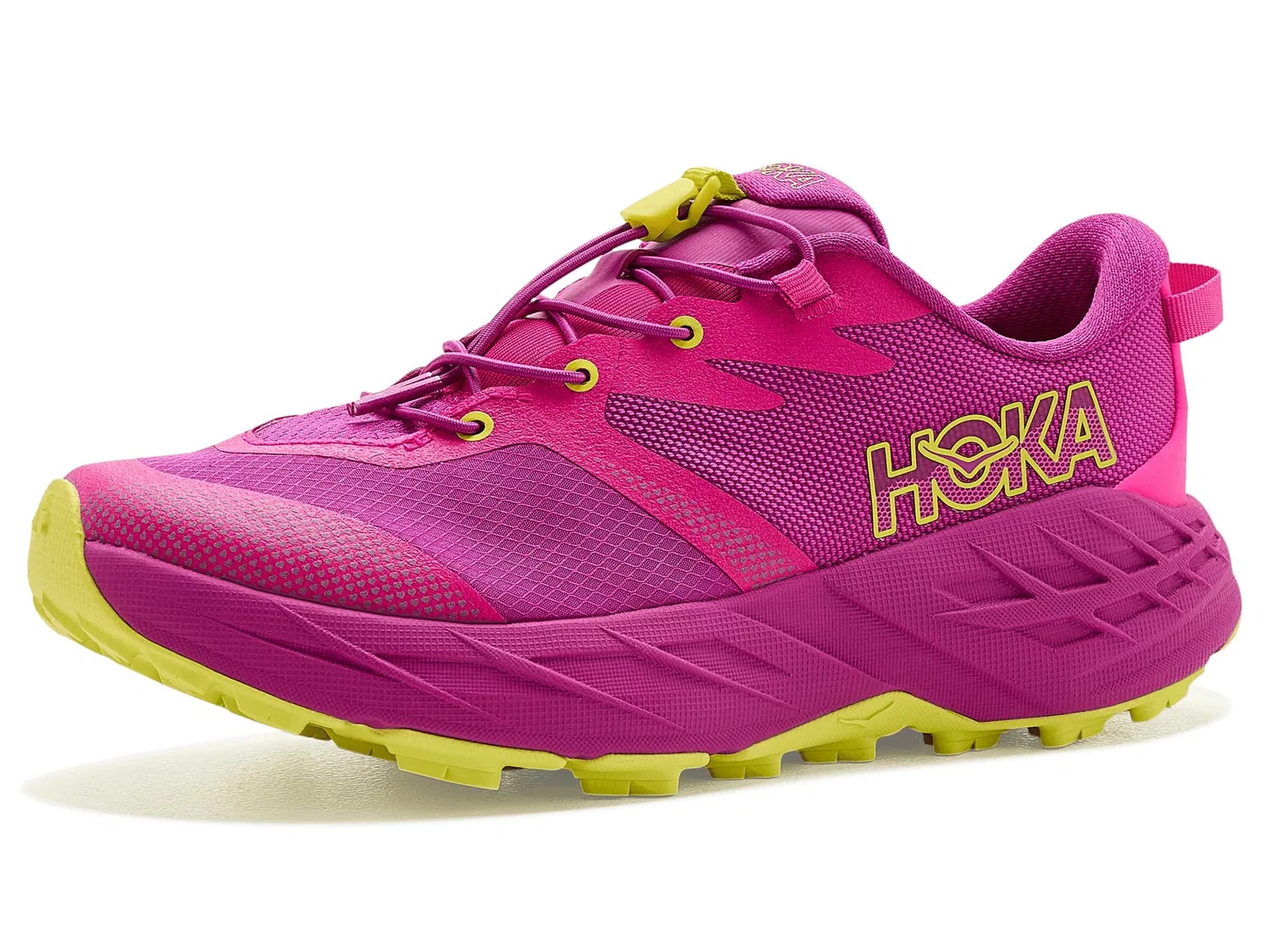 Кроссовки Speedgoat 7 (для больших детей) Hoka Kids, Fuchsia/Fuchsia