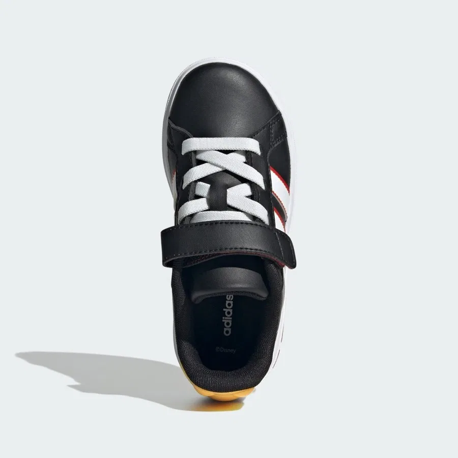 Детские спортивные туфли с принтом Disney Mickey Mouse adidas, Оранжевый — фото 4