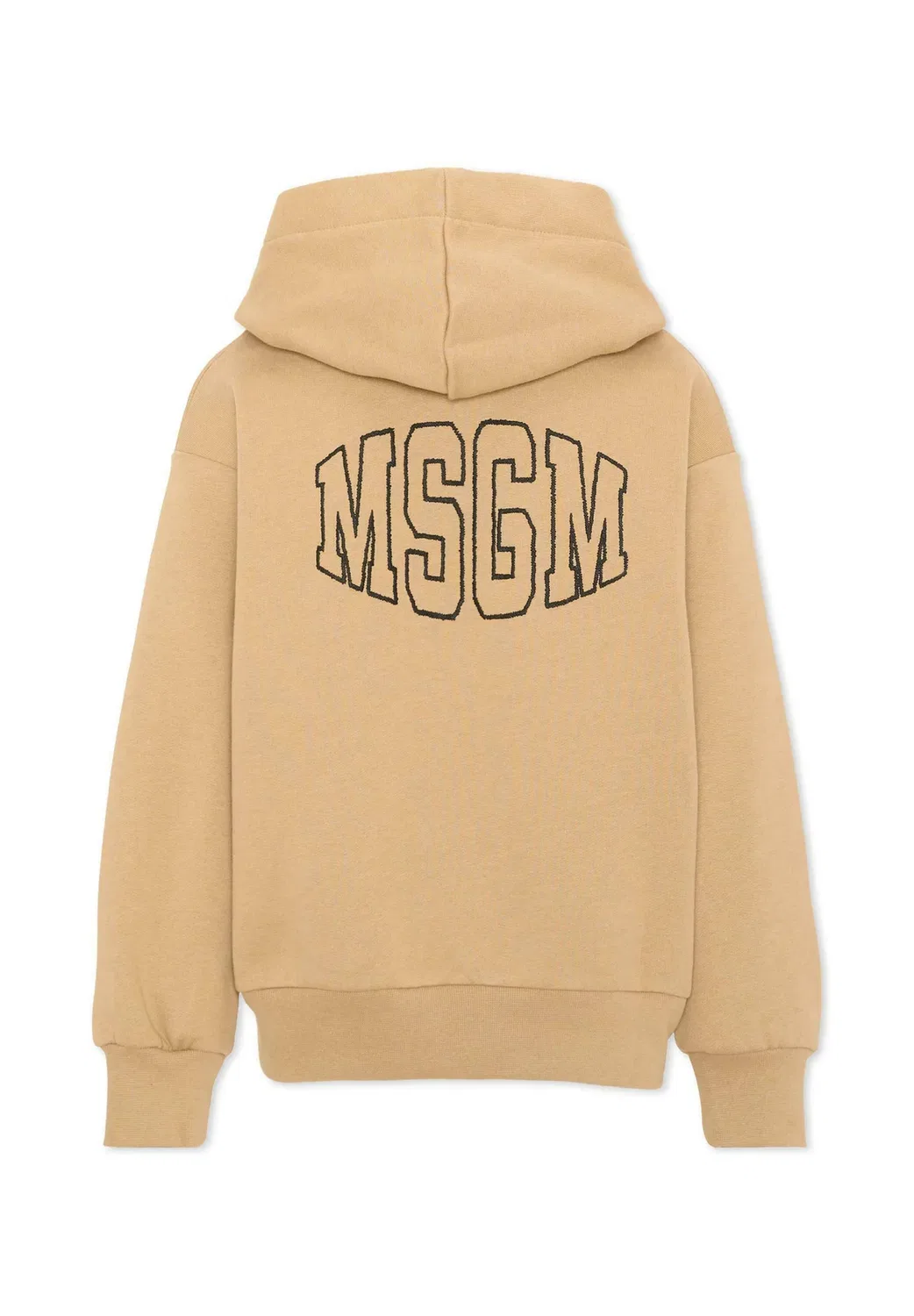 Толстовка унисекс Felpa на молнии Msgm, Beige — фото 2
