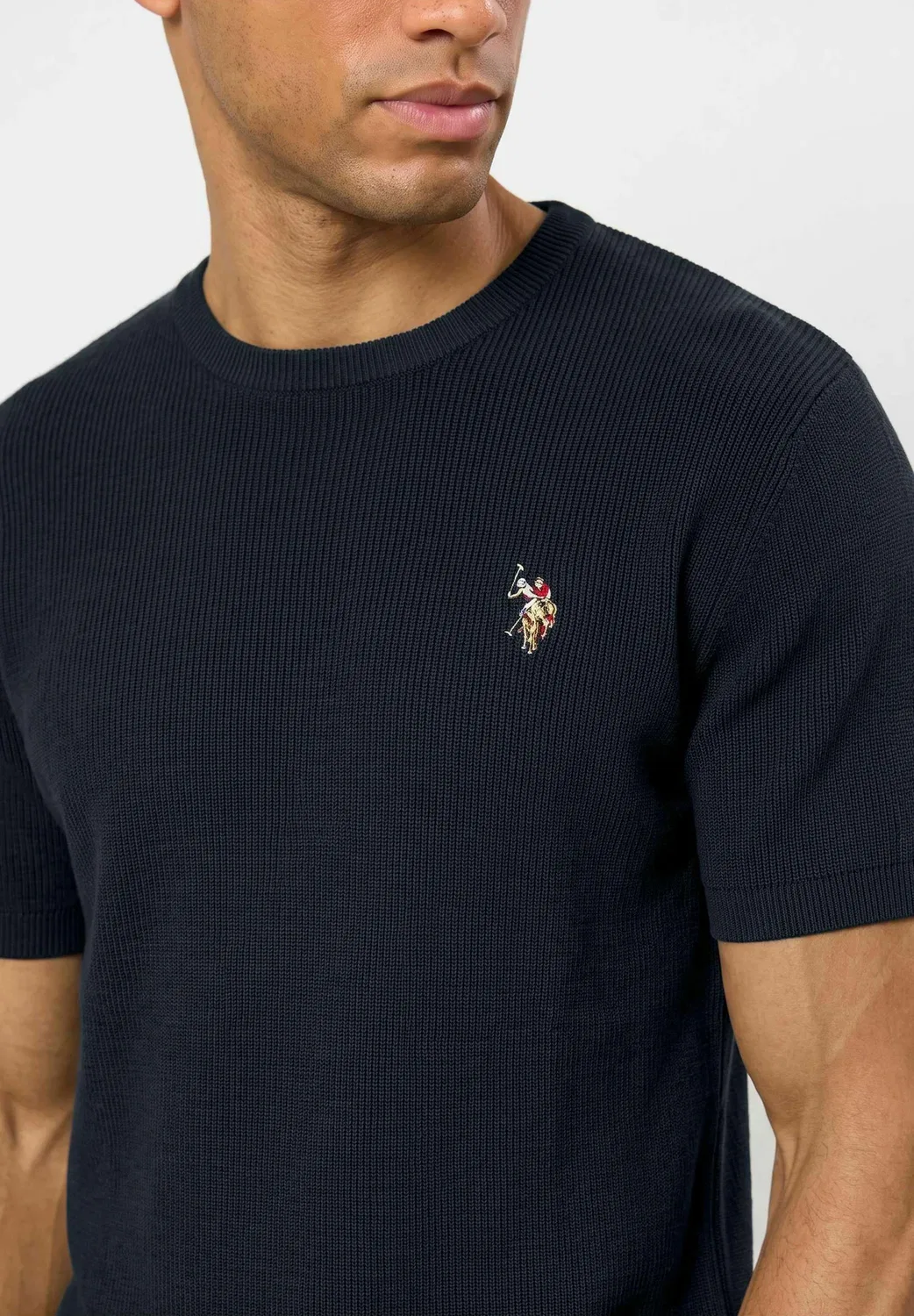 Umdarwin - базовая футболка U.S. Polo Assn., Dark Sapphire — фото 4